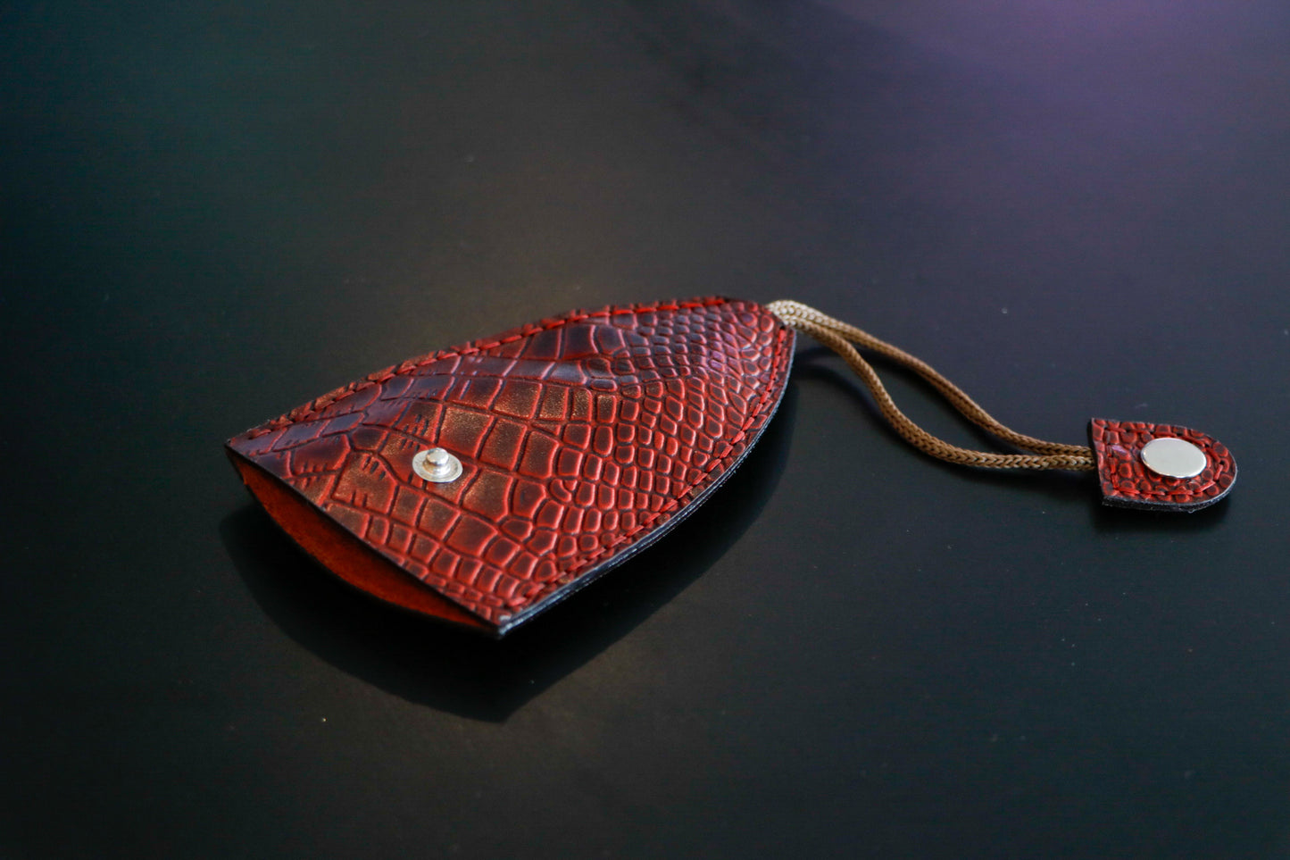 Leather Keychain Pouch | Handcrafted Organizer