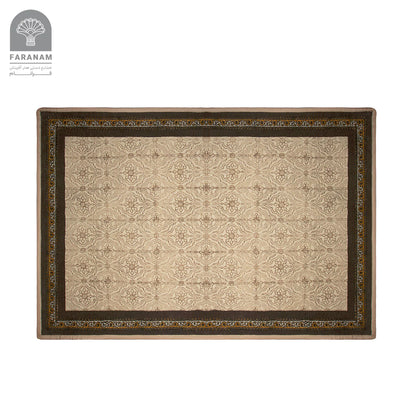 Antique Canvas Wool Rug, 4'x6'