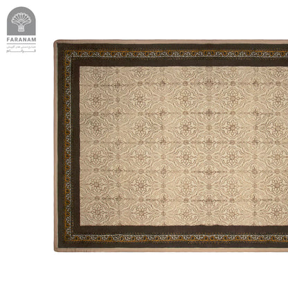 Antique Canvas Wool Rug, 4'x6'