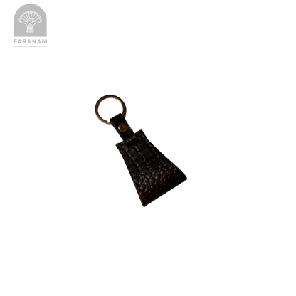 Victor Card Holder, Ostrich Leg Leather, Hand-stitched