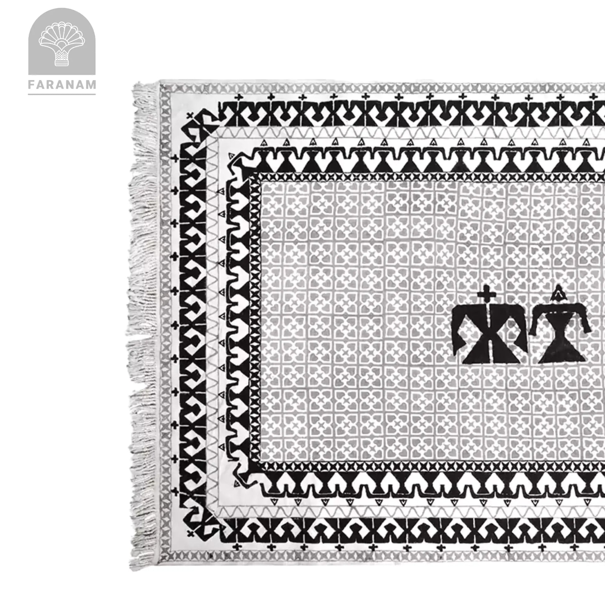 Padmira Heritage Rug, 3'x5', Handmade Faranam