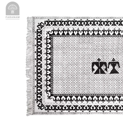 Padmira Heritage Rug, 3'x5', Handmade Faranam