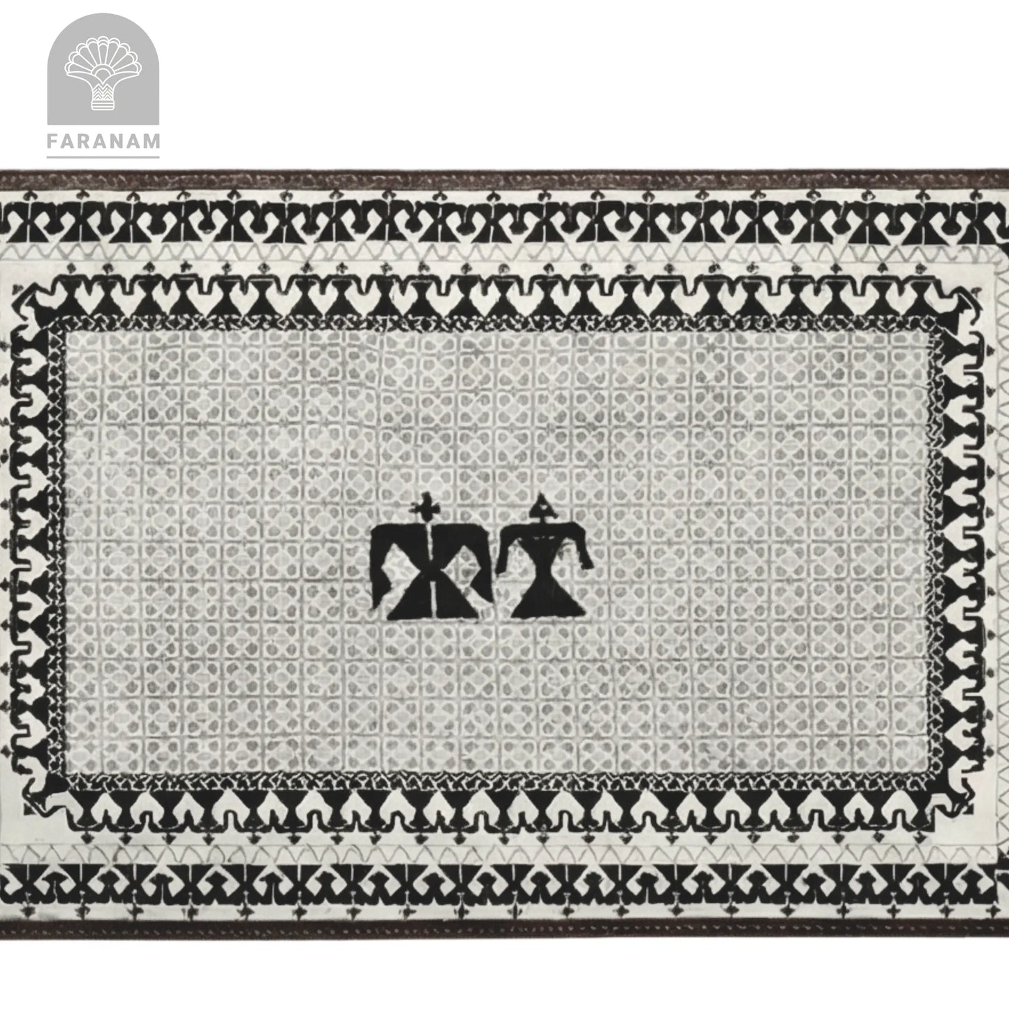 Padmira Cotton & Wool Rug,  3'x5', Handmade, 100% Persian Cotton & Wool My Store