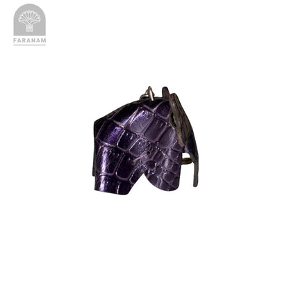 Elephant Keychain, Genuine cowhide, Hand-stitched Faranam