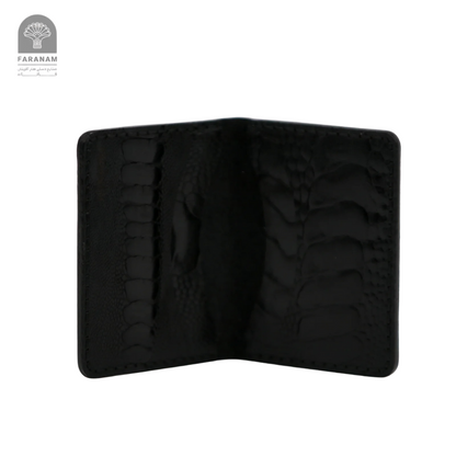 Aris Ostrich Leather Trifold Wallet