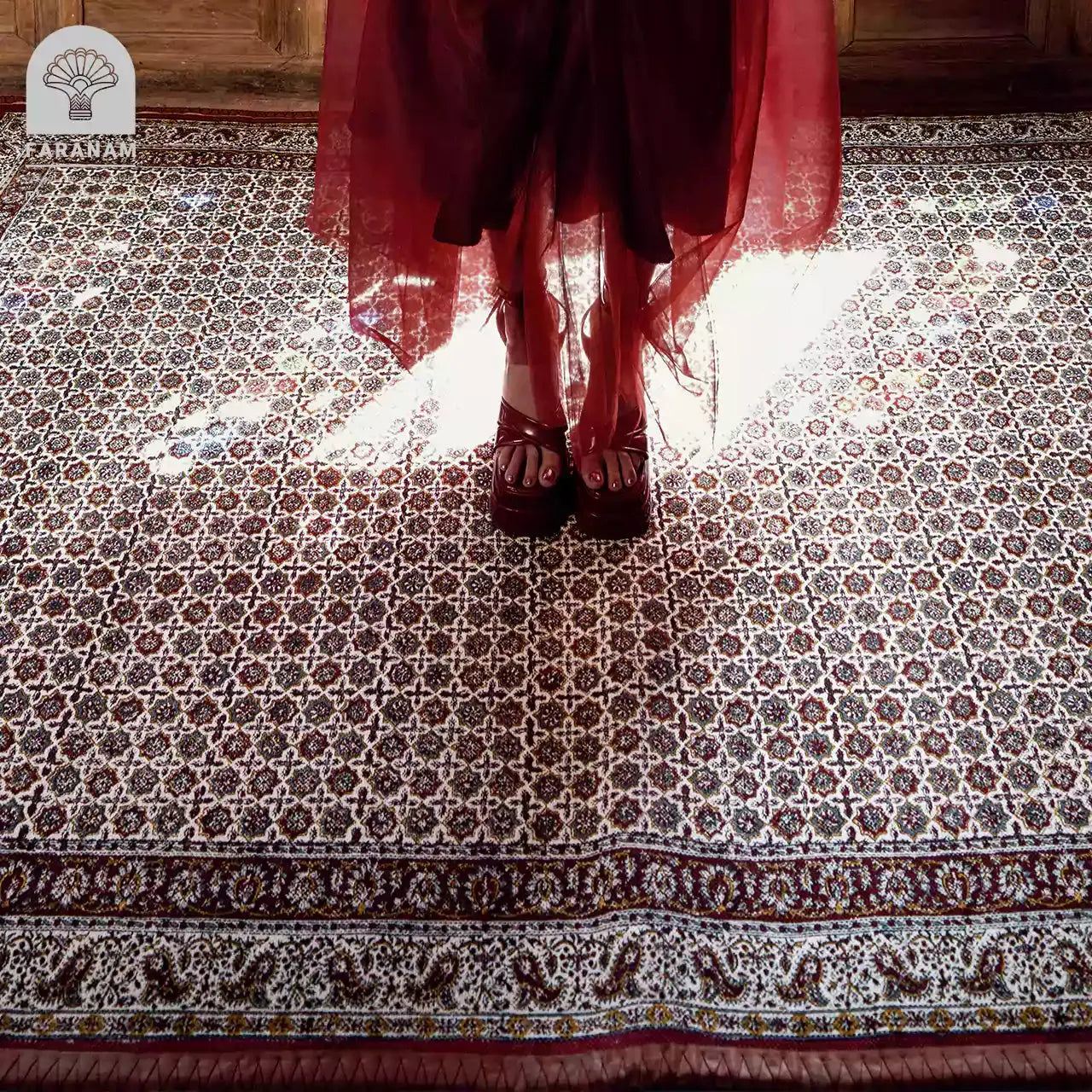 Asareh Cotton & Wool Rug,  3'x5', Handmade My Store