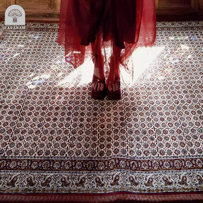 Asareh Cotton & Wool Rug,  3'x5'