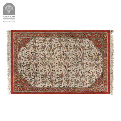 Chogan Heritage Rug – Persian Polo (Chogan) Motif Cotton Accent