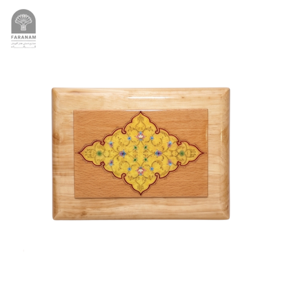 Amber Aroma Box, Inlaid mosaic, Cigars & Cigarettes Box