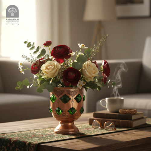 Plat à bonbons Porkar avec verre