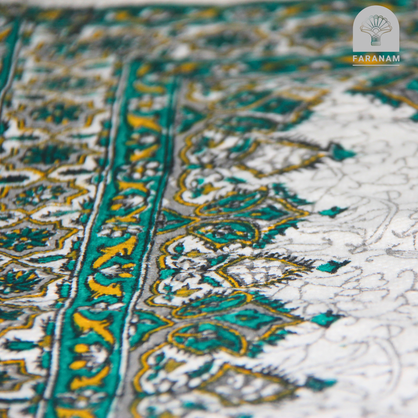 Gerdoon Heritage Cotton Rug, 3'x5', Handmade