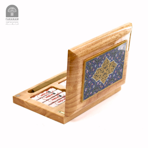 Shamsa Aroma Box, Hand-Painted, Rubber Wood