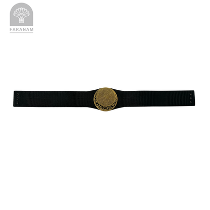 Simaj Nightingales, Hand Etched Leather Waist Belt, Handmade, Designed by Faranam Studio