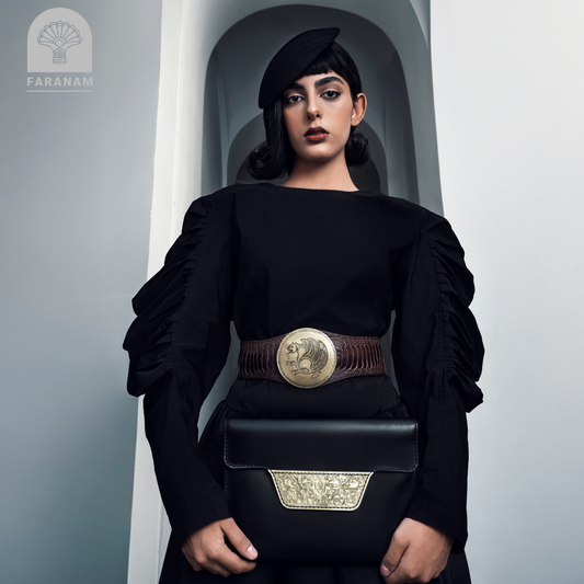 Vala VIP Hand Etched Leather Bag