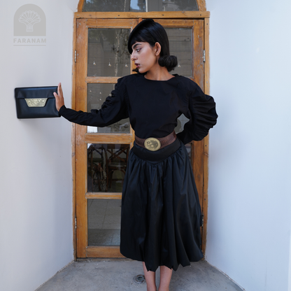 Vala VIP Hand Etched Leather Bag