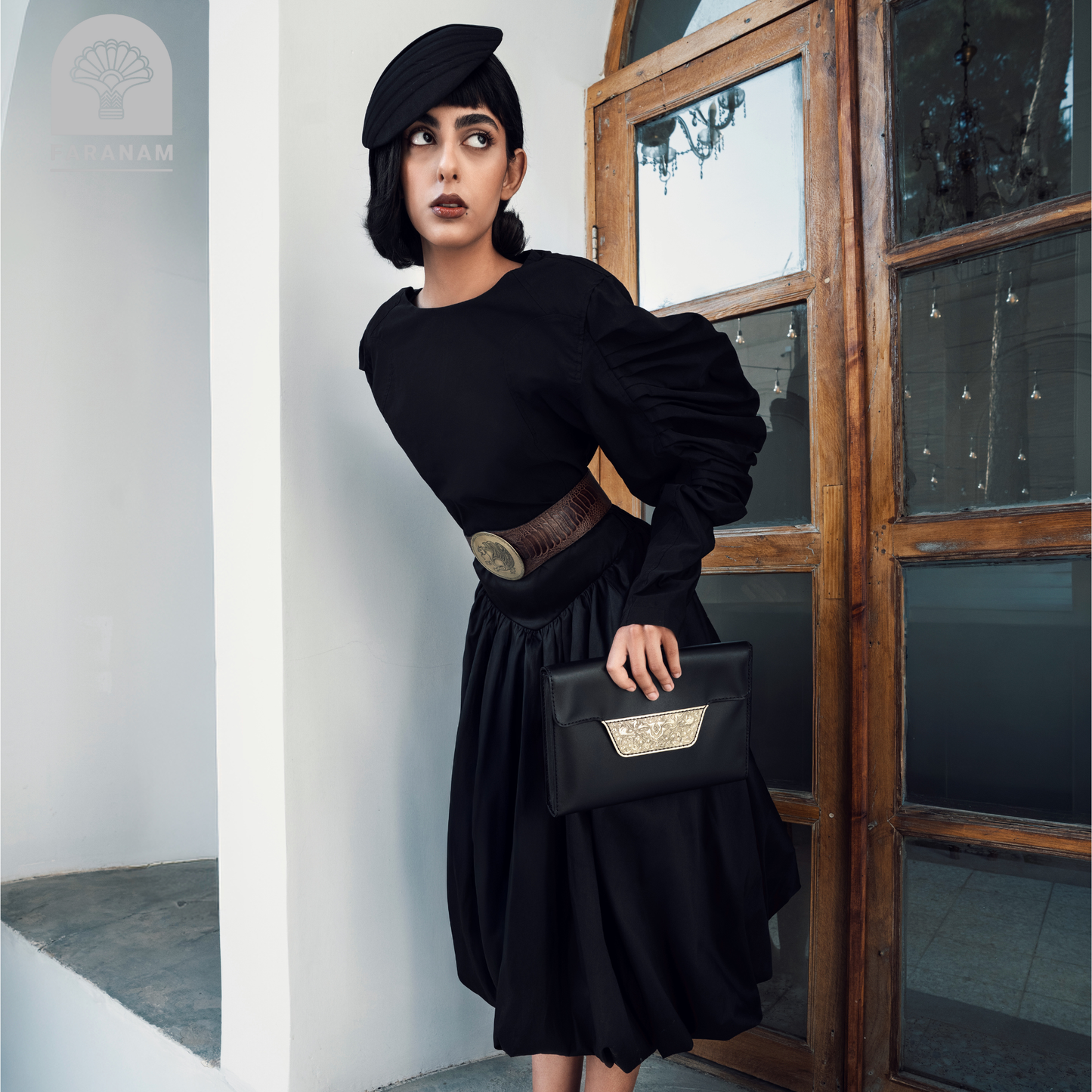 Vala VIP Hand Etched Leather Bag