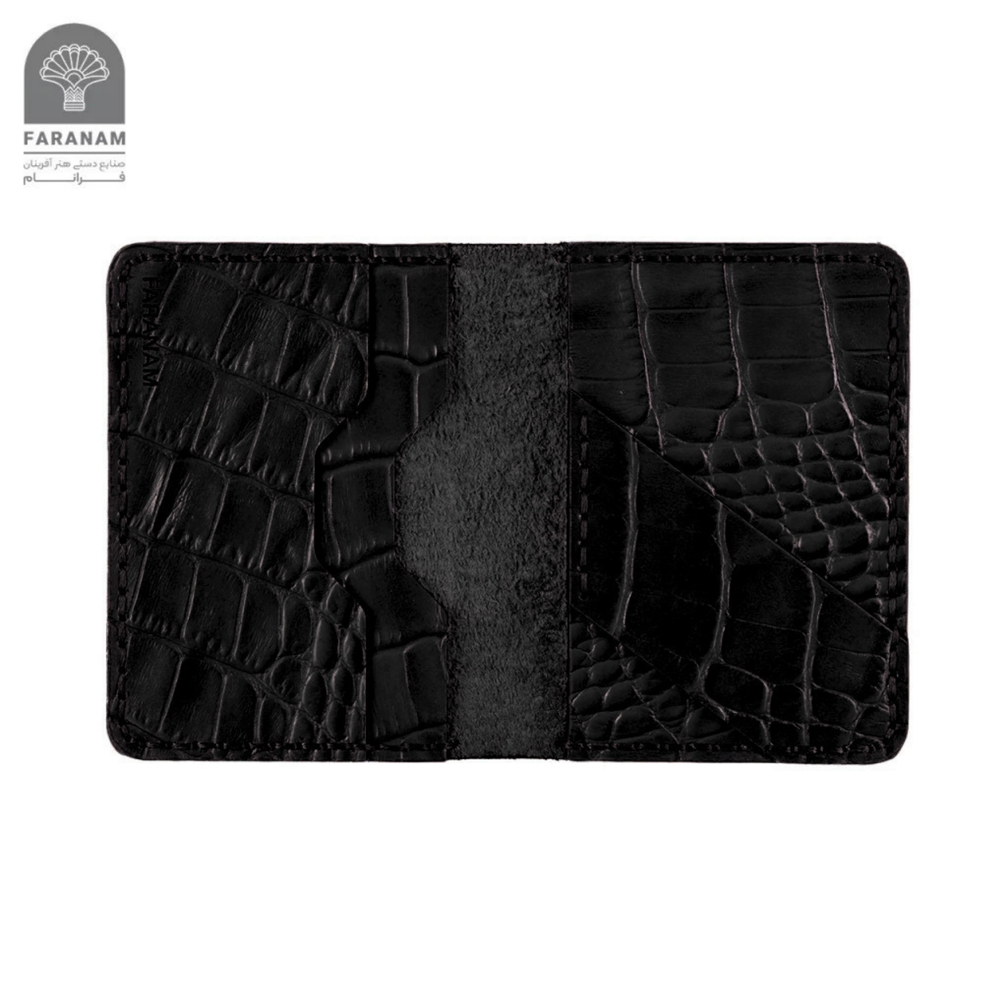 Farasa Leather Gift Set; wallet, bifold wallet, keychain, sunglasses cover, Hand-stitched