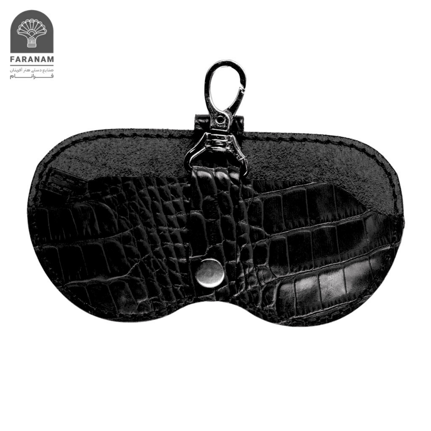Farasa Leather Gift Set; wallet, bifold wallet, keychain, sunglasses cover, Hand-stitched