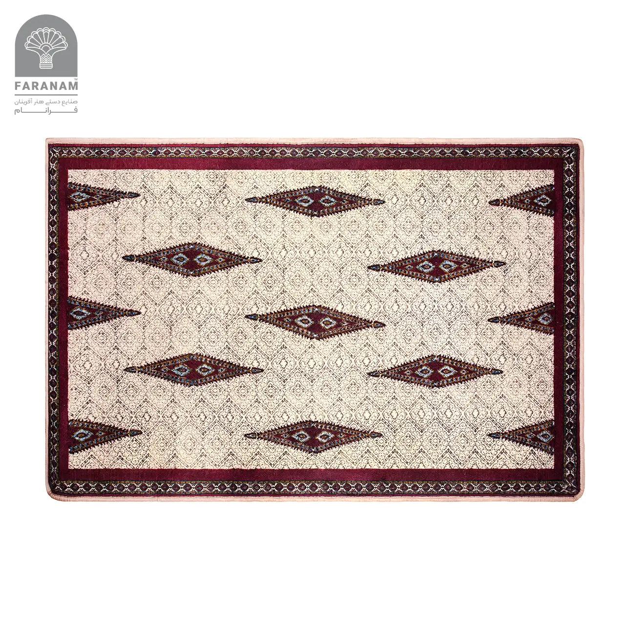 Rasta Persian Wool Rug, 4'x6'