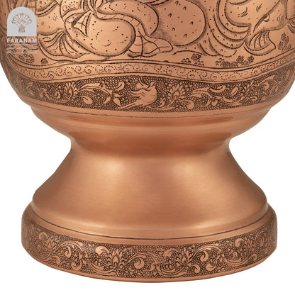 Handgeätzte Vase/Bonbonschale, hergestellt von Meisterhandwerkern (Kopie)